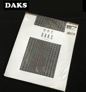 【DAKS】（NO.8732）ダックス　タイツ　メモリアルメッシュ　ブラック×ベージュ 50デニール相当　M-L　未使用　㈱ナイガイ