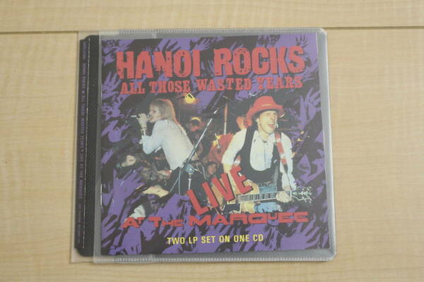 Hanoi Rocks All Those Wasted Years CD 元ケース無し メディアパス収納