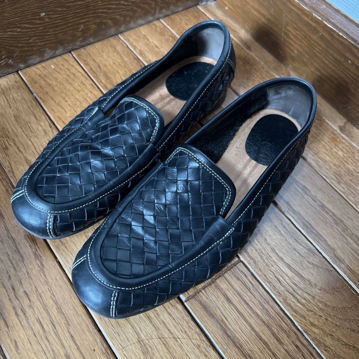 Yahoo!オークション -「(bottega veneta ボッテガヴェネタ)ローファー 