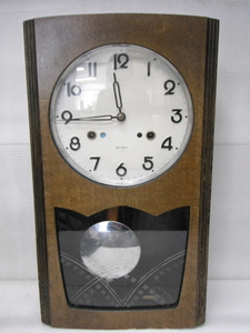 SEIKO セイコー 1ヵ月巻掛時計 30DAY ゼンマイ式 振り子時計 4P302 掛け時計 柱時計 木製 アンティーク レトロ 稼働品 Z-b