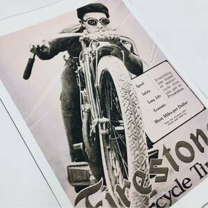 Firestone ファイヤーストーン ポスター キャンバス ハーレー バイカー シボレー アメリカン雑貨 ホットロッド USDM コレクション PH18の画像2
