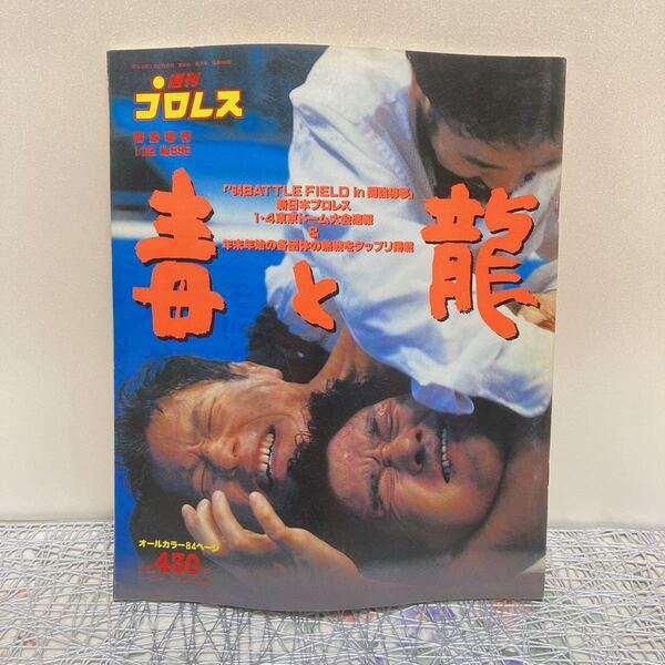 週刊 プロレス 緊急増刊 毒と龍 NO. 595 1994年122日号 ベースボールマガジン社 ①ぞ
