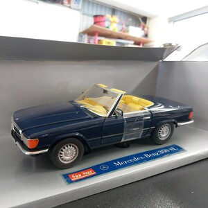 * Sunstar 1/18 scale Mercedes * Benz 350SL navy *