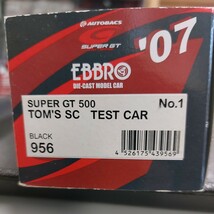 ◆2007年　1/43スケール　EBBRO エブロ SUPER GT 500 No.1　TOMS　SC　TEST　CAR　BLACK956◆_画像4