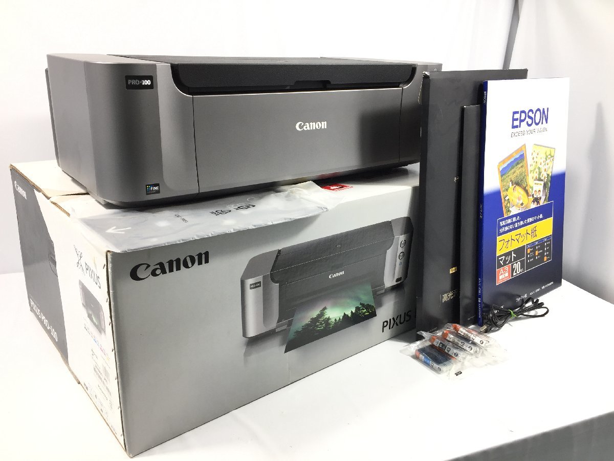 ヤフオク! -「canon pixus pro-100」(インクジェットプリンタ