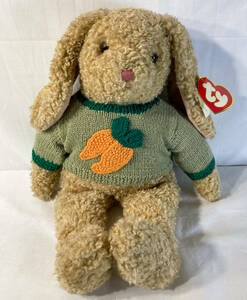 ty うさぎ ぬいぐるみ ビーニーベイビーズ　Beanie Babies　1991 Classic CURLY Plush Bunny Rabbit 18 雑貨 小物 ビーズ人形【k911.4】