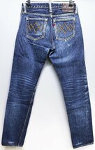 RJB (アールジェイビー) D006 Tapered Straight Jeans / テーパードストレートジーンズ w29 / フラットヘッド / デニムパンツ_画像3