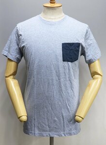 J.CREW (ジェイクルー) Slim Contrast Pocket Tee / ウォッシュド コントラスト ポケットTシャツ #53623 未使用品 ブルー size M