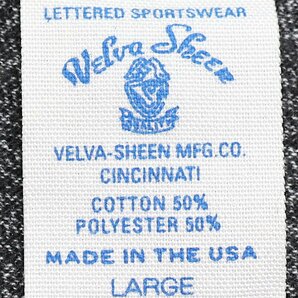 Velva Sheen (ベルバシーン) Mock Twist Tee / クルーネック モックツイストTシャツ ポケット付き 美品 ブラック size Lの画像6
