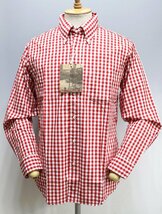 Workers K&T H MFG Co (ワーカーズ) Modified BD Shirt / ボタンダウンシャツ 未使用品 Red Gingham Broad Cloth size 15 /ブロードクロス_画像2