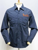 Studio D'artisan (ステュディオダルチザン) Lot 5647 Embroidered Work Shirt / 刺繍ワークシャツ 美品 ネイビー size 38(M)_画像3