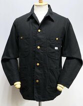 Lee DUNGAREES (リー ダンガリーズ) LOCO JACKET / ダック ロコジャケット LT0659-175 極美品 ブラック size XS / カバーオール_画像2