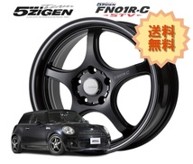 16インチ 4H100 6J+45 4穴 PRORACER FN01R-C STV ホイール 1本 マットブラック+マシニングライン 5次元 プロレーサー FN01R-C STV 5ZIGEN_画像1