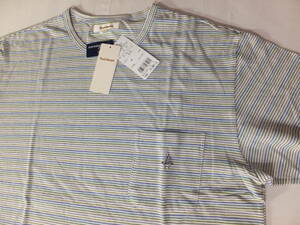 245-LL032☆新品【ＬＬ】Paul　Stuart　/ 　七分袖　Tシャツ