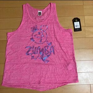 値下げ不可　新品 未使用　正規品 ズンバ ZUMBA ズンバウェア　ピンク　タンクトップ　