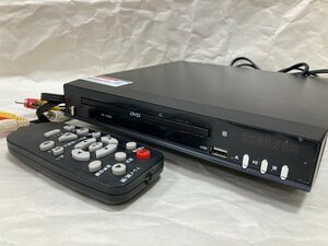 ★【中古品】REAL LIFE JAPAN DVDプレイヤー　A-DC201-D1　※本体動作品　※リモコン故障