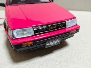 プラモデル完成品 AE86 レビン アオシマプリペイントモデル