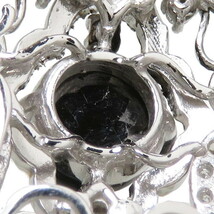 ブラックダイヤモンド 1.00ct ダイヤモンド 計0.27ct ペンダントトップ K18WGホワイトゴールド/K18PGピンクゴールド 5.2g レディース_画像4