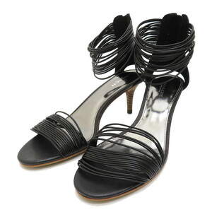 COACH/ Coach Q4517 MANYA sandals leather black lady's 