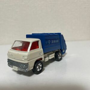 ☆トミカ No.10三菱 キャンター ゴミ収集車 ☆ MITSUBISHI CANTER ☆ 日本製 外箱なし 絶版 中古 清掃事業