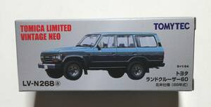 即決！ トミカ リミテッド ヴィンテージ ネオ LV-N268a トヨタ ランドクルーザー60 北米仕様 88年式 (水色/グレー) 新品・未使用品