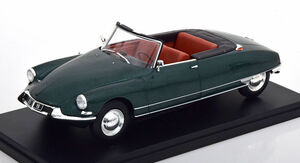 WHITEBOX 1/24 シトロエン DS19 カブリオレ 1963 メタリックダークグリーン Citroen DS 19 Cabriolet ミニカー