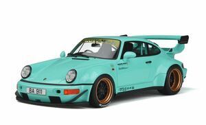 1/18 GT SPIRIT ポルシェ 911 930 RWB 2015 ティファニーブルー ラウヴェルト PORSCHEミニカー