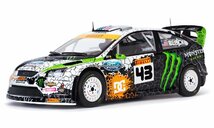 サンスター SUN STAR 1/18 フォード フォーカス RS 2012 #43 ケンブロック Ford Focus RS Ken Block 限定1999台 ミニカー_画像1