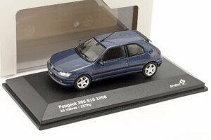 ソリド 1/43 プジョー 306 S16 1994 ブルーメタリック SOLIDO PEUGEOT 306 S16