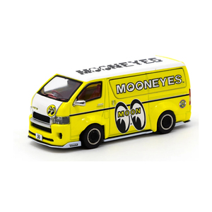 ターマックワークス 1/64 トヨタ ハイエース ワイドボディ ムーンアイズ Tarmac Works Toyota Hiace Widebody Mooneyes ミニカー