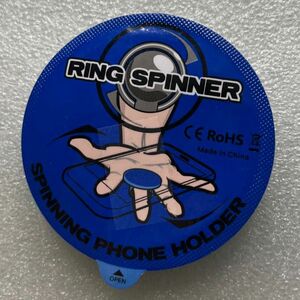 【未開封】スマホ 携帯用リングスピナー ホルダー貼り付けて回転RING SPINNER SPINNING PHONE HOLDER