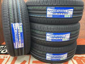 ◆在庫あり! 4本set 215/45R18 215/45-18 TOYOナノエナジー3+ タイヤ交換 車検 SAI ノア ヴォクシー MAZDA3 マツダ3 ギャラン レガシィB4