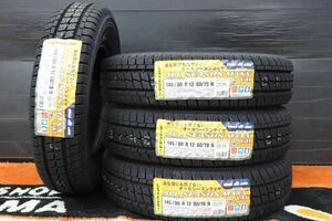 ◆商用車用LT規格オールシーズンタイヤ!!145/80R12 80/78N 新品タイヤ4本 ダンロップ オールシーズンマックスVA1 キャリイ エブリイ 145R12