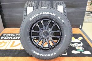 ◆新品LTホワイトレターG015 215/65R16インチ付6.5J+38 6H/139.7 BBD!!ナイトロパワーM26クロスファング200系ハイエース レジアスエース