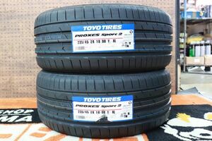 ◆新品 即納OK!!日本製タイヤ2本セット 235/45R18(235/45-18) トーヨー TOYO プロクセススポーツ2 トヨタ マークX GS IS アコードツアラー