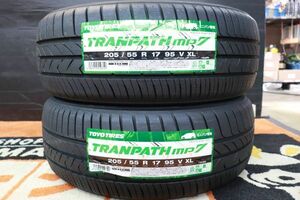 【即納OK!!】国産!!新品ラジアル タイヤ205/55-17(205/55R17)2本トーヨー トランパスmp7ステップワゴン ノア ヴォクシー ストリーム