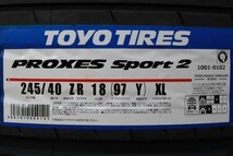 ◆新品! 前後4本Set 専用サイズ! 225/45-18(245/40-18) 225/45R18(245/40R18) TOYOプロクセススポーツ2 メルセデス・ベンツ Cクラス W205_画像4