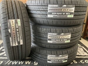 【工賃or送料無料】4本Set 225/55R18 225/55-18 TOYOプロクセスCL1 タイヤ交換 エクストレイル エルグランド デリカD:5 D5 アウトランダー