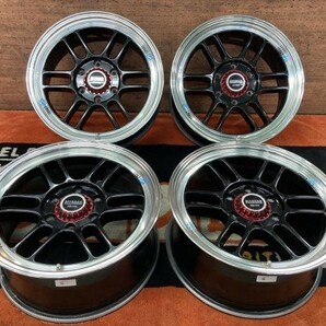 ◆ホイールのみ4本Set! 安心画像多数! 18inch 8J ET38 139.7-6H ENKEI エンケイ RPT1 200系ハイエース レジアス NV350 JWL-T スタッドレスの画像1