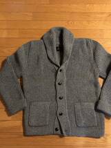 定価78,000円★リアルマッコイズ★ウールショールカーデガン★４２★【MC11141-020】SHAWL COLLAR CARDIGAN☆新品_画像6