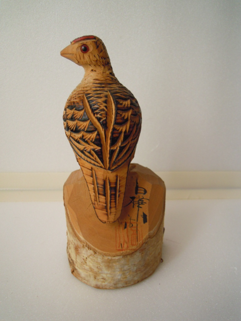 Yahoo!オークション -「雷鳥 木彫」(木工、竹工芸) (工芸品)の Yahoo!オークション -「雷鳥 木彫」(木工、竹工芸) (工芸品)の