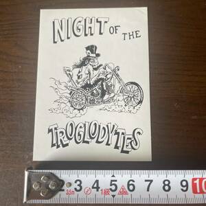 NIGHT OF ＴＨＥ　TROGLODYTES ステッカー　ムーンアイズ　ホットロッドカスタムショー　新品