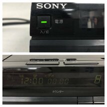 【ジャンク品】ソニー SONY EV-A1 Video8 VIDEO CASSETTE RECORDER 8ミリ ビデオカセットレコーダー 動作未確認 230925SK110440_画像9