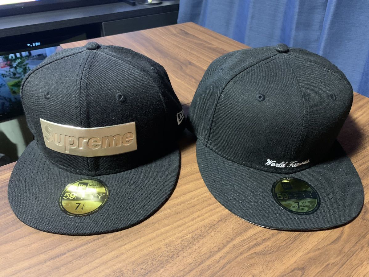 Yahoo!オークション -「supreme metallic box logo new era」の落札