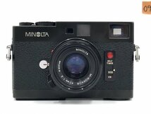 【現状品】ミノルタ MINOLTA CLE レンズ2本 純正ストロボ その他アクセサリーのセット / レンジファインダーカメラ #091101_画像1