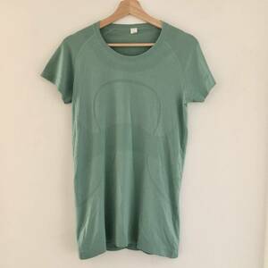 ルルレモン サイズ10 swiftly tech Tシャツ グリーン202311