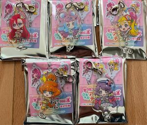 映画トロピカル～ジュ！プリキュア つながるアクリルチャーム サマー コーラル パパイヤ フラミンゴ ラメール