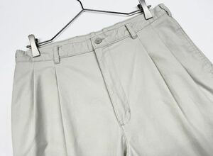 1990's DOCKERS ivory 2tuck chino pants ラルフローレン スラックスパンツ ビンテージコットンパンツ　ユーロビンテージ