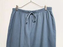 〜1990's ALFRED DUNNER Linen cotton fabric easy pants ビンテージリネンパンツ flax_画像1