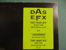 Das EFX ： They Want EFX 12'' c/w Jussummen (( 落札5点で送料当方負担_画像2